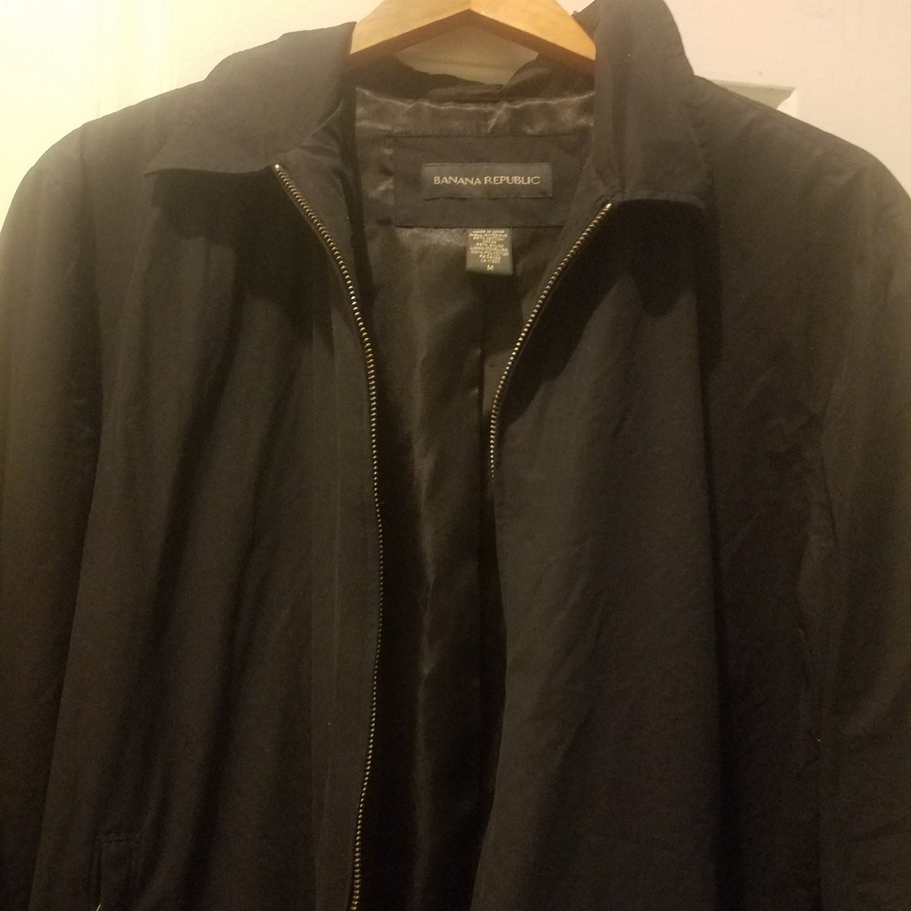 Lined blue jacket